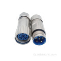 M23 Power Connector 6 Pin froulike rjochte connectors